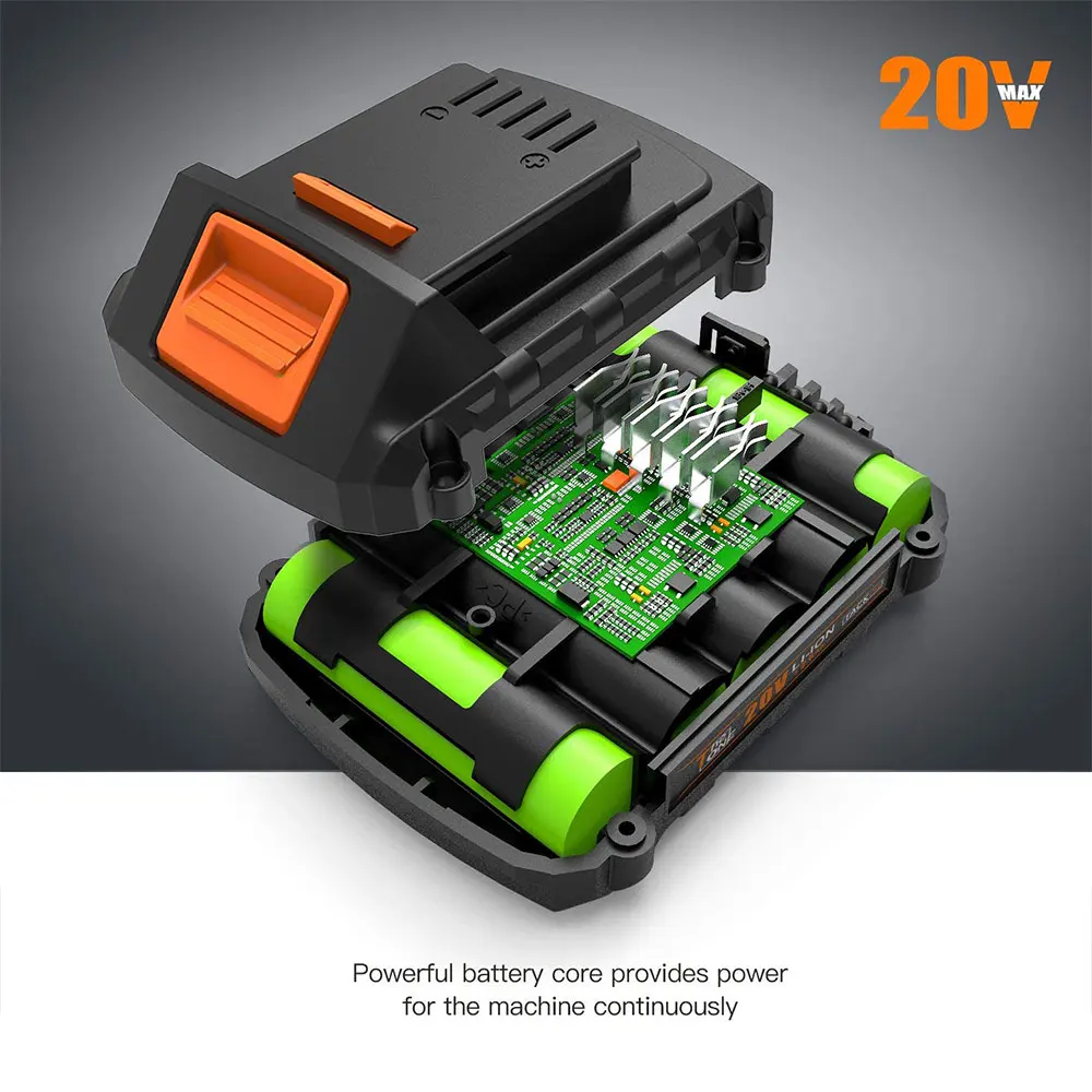 Tacklife PMT03B Осциллирующий Инструмент Макс 20 в/18 в беспроводной многофункциональный электрический инструмент Затирка удаление выскабливание резка полировка