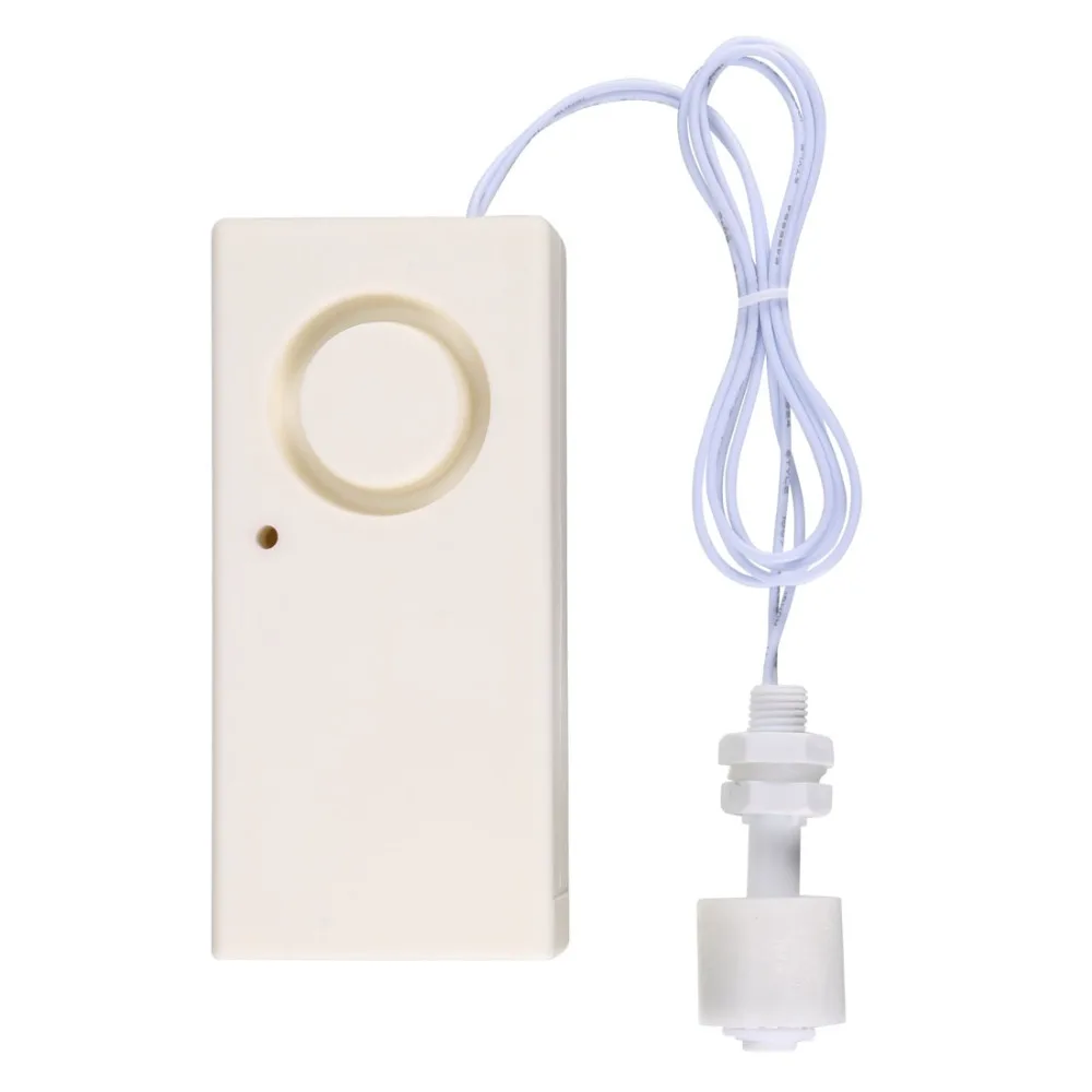 

UXCELL 1PCS Water Leakage Overflow Alarm Sensor Detector Up to 110/130dB Loud Alarm Voice Water Leak Alarm Switch Accessories