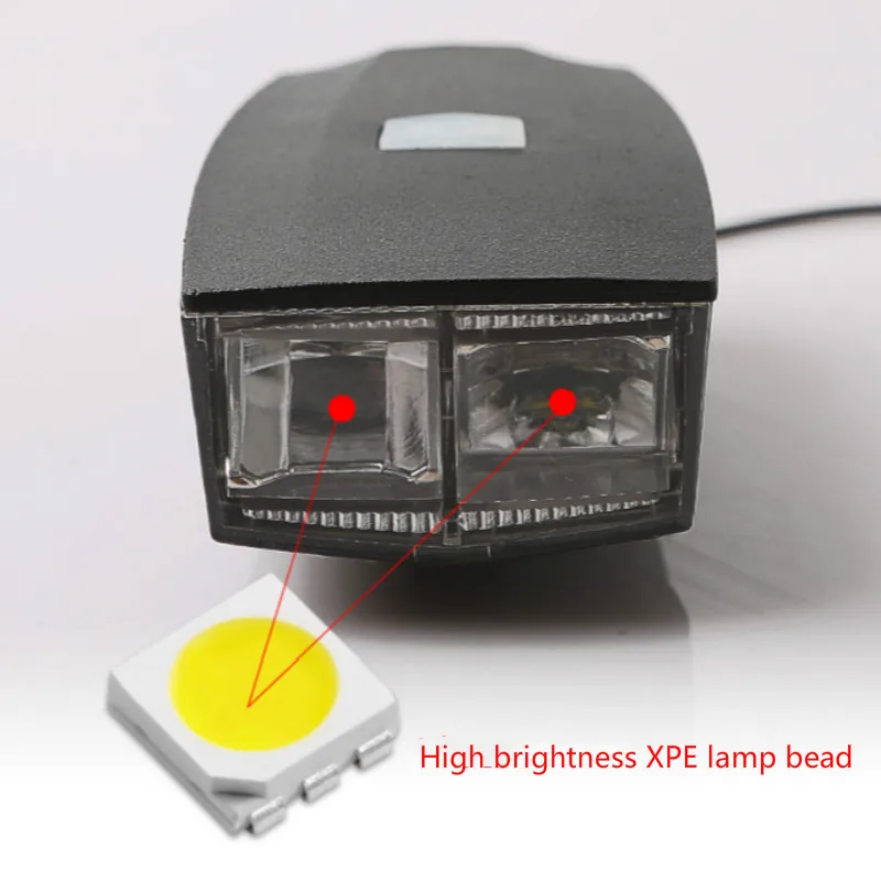 Умный велосипедный фонарь + колокольчик usb зарядка рожок для велосипеда свет фар