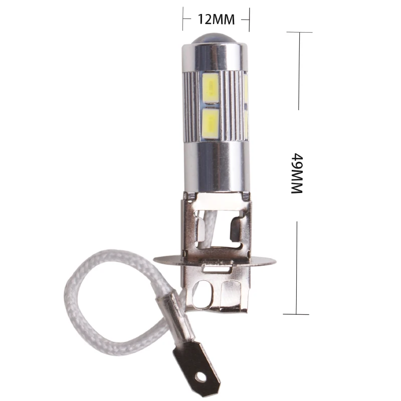 1 шт. автомобиль H1 H3 led canbus 5630 супер drl свет 10LED задние фары Противотуманные Дневные