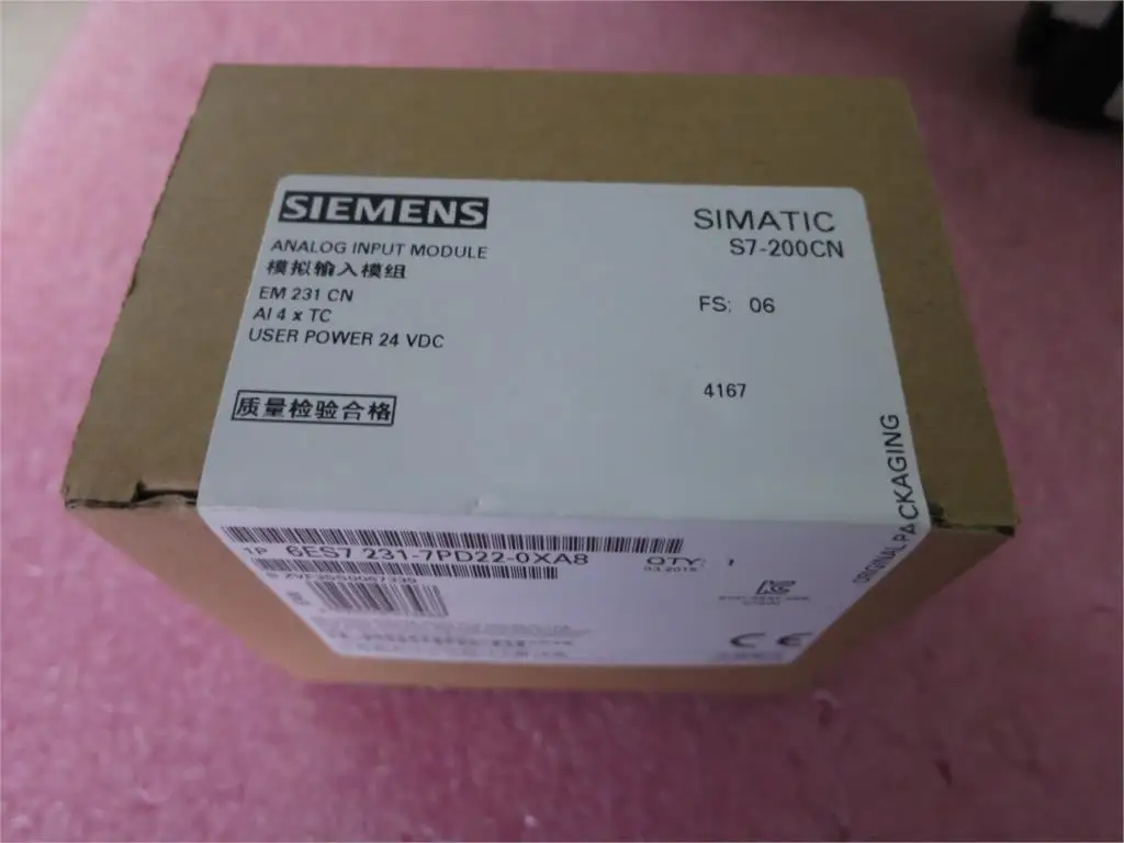 6ES7 231 7PD22 0XA8 6ES7231 S7 200 PLC входной мод T/C. EM 4AI|plc s7-200|mod originalplc input |