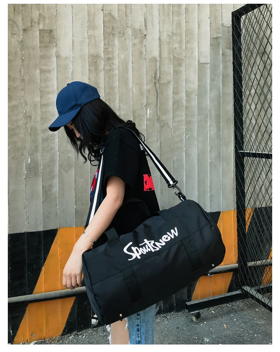 NEWBOLER, женская сумка Soprts, водонепроницаемая, нейлоновая, для спортзала, сумки для фитнеса, путешествий, Женский багаж, сумка через плечо, sac de, спортивная сумка, 25L