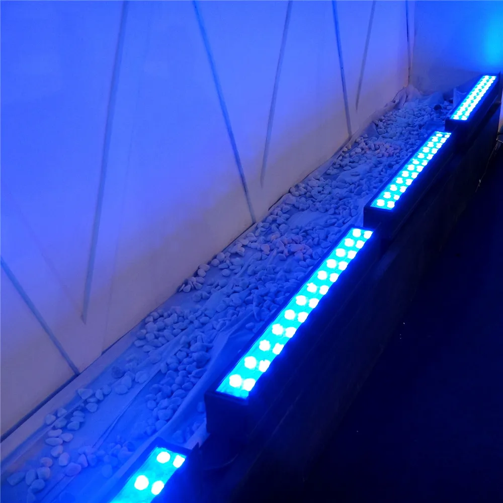 10pcs/lot outdoor washer led 24w 46*46*1000mm pure white/warm white/dmx512 wall rgbw | Лампы и освещение
