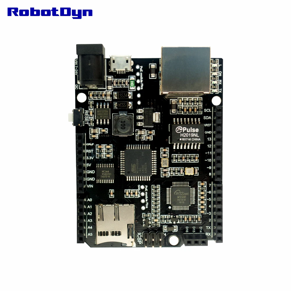 Leonardo ETH V2 с ATmega32U4 & W5500 Ethernet|Интегральные схемы| |