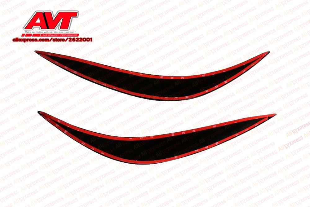 Cilia брови для Toyota Corolla 2010 2013 накладка молдинги подсветка Внешнее украшение