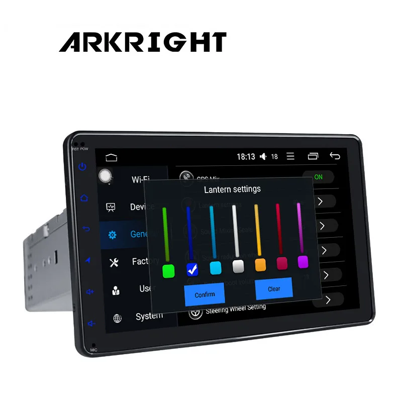 ARKRIGHT 8 &quot1din Android 1 Авторадио автомобиля 4 + 32 ГБ Универсальное автомобильное радио