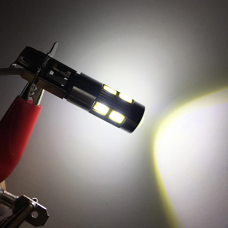 1 шт. автомобиль H1 H3 led canbus 5630 супер drl свет 10LED задние фары Противотуманные Дневные
