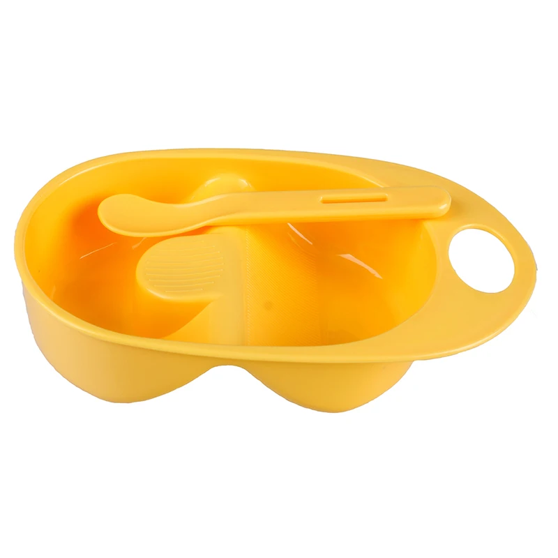 Practical Anti-hot Baby Training Bowl Spoon Feeding Food Tableware Cartoon Kids Dishes Eating Dinnerware Sets kd3036 | Мать и ребенок