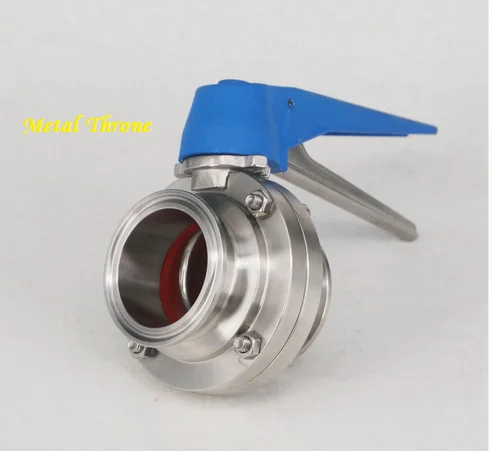 1 &quot25 мм SS304 Нержавеющая сталь санитарно-tri-clamp клапан выжать триггера для