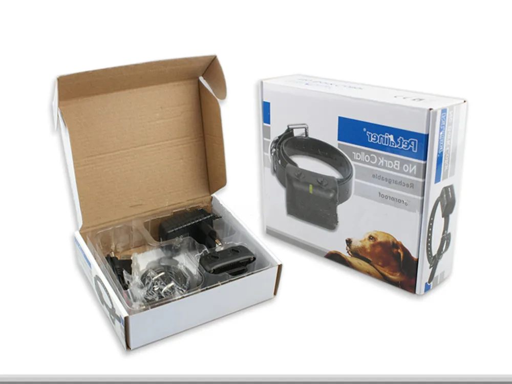 

Anti Bark Dog Control Collar Rechargeable and Waterproof No Bark Shock Training Collar