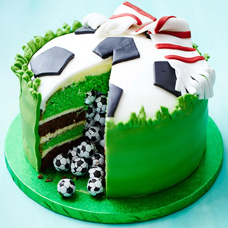 LIXYMO 4 шт./компл. футбол сделай сам fondant Формочки фрезы футбольный кубок мира формы