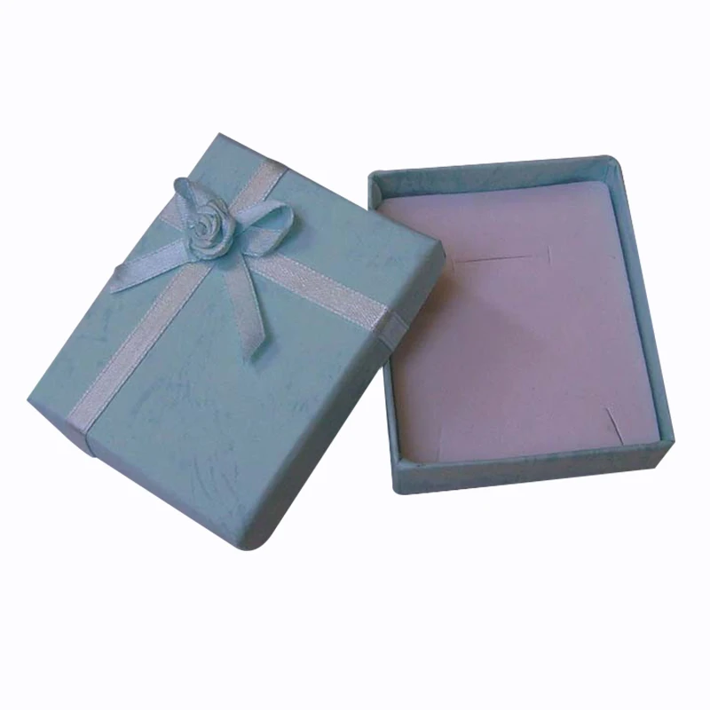 24 шт. бумажная шкатулка для ювелирных изделий 7x8x2 5 см|box with sponge|gift boxgift boxes free shipping |