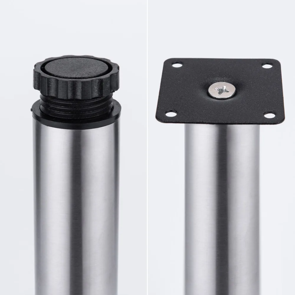 Регулируемая по высоте ножка шкафа мебели из нержавеющей стали для дивана стола