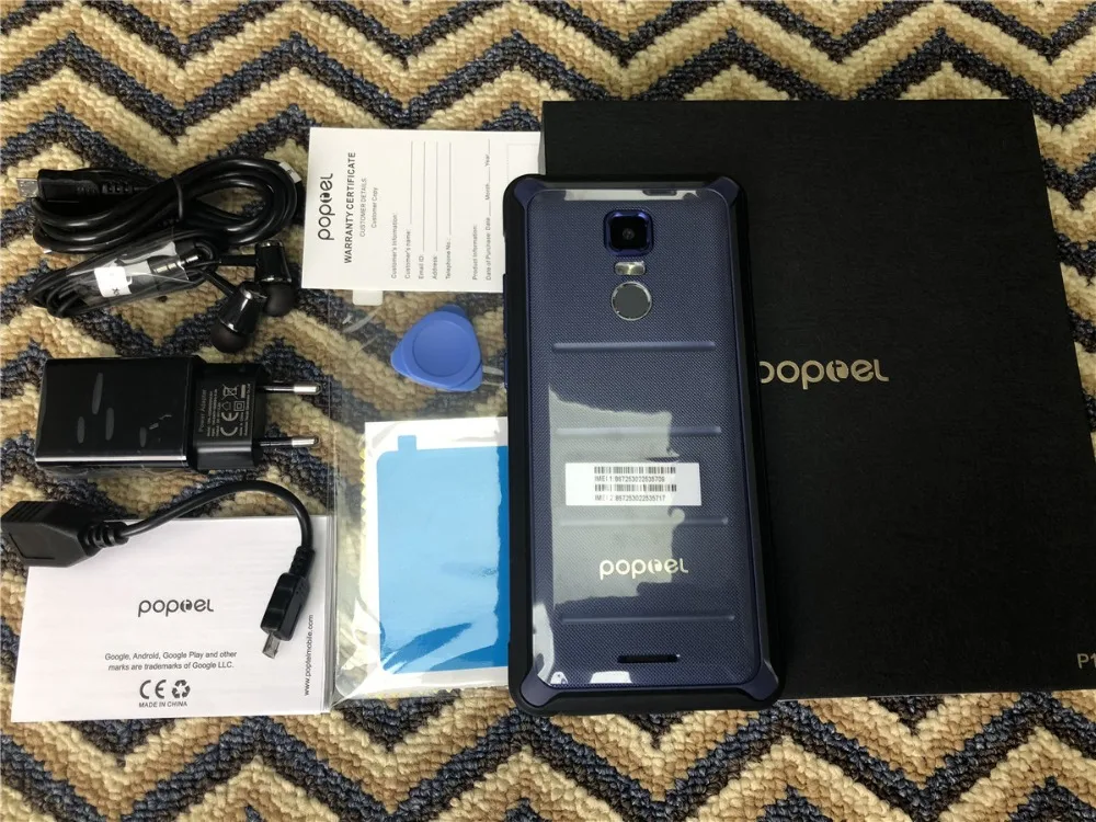 POPTEL P10 5,5 дюймов 4 Гб 64 Гб 13 МП+ 8 Мп камера 4G LTE водонепроницаемый смартфон Восьмиядерный MT6763 отпечаток пальца Android 8,1 NFC мобильный телефон
