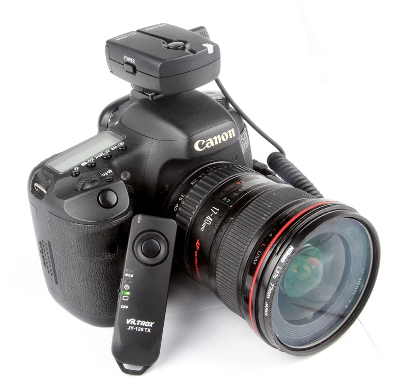 Для Canon EOS 5D 6D 7D 7DII 5D3 5D Mark4 5D4 5DS 5DSR 1dxii SLR 2,4 ГГц беспроводной дистанционный спуск затвора от AliExpress WW