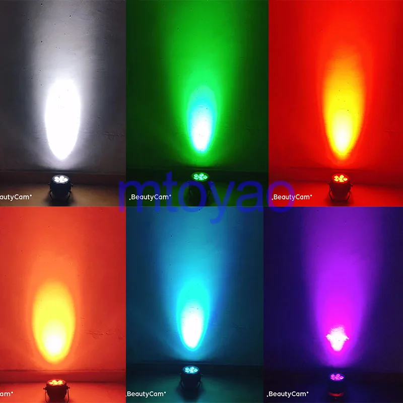 Беспроводной dmx uplight 6*18 Вт RGBWA UV Par Can с питанием от батареи светодиодный DJ Uplights IP54