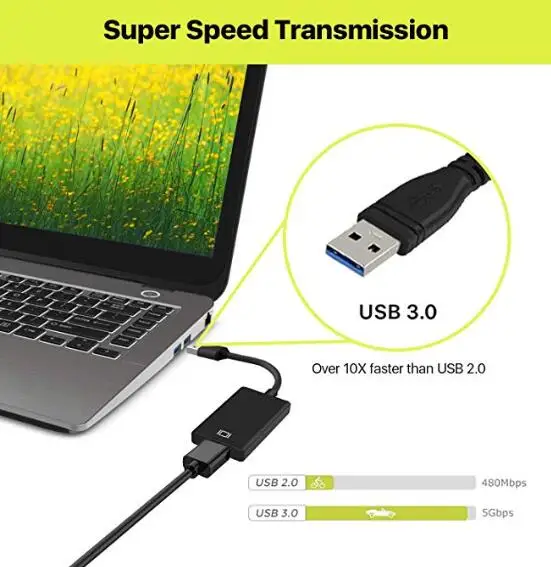 BOHYLOY USB в HDMI адаптер 3 0 1080P видео Графический кабель конвертер с аудио выходом для
