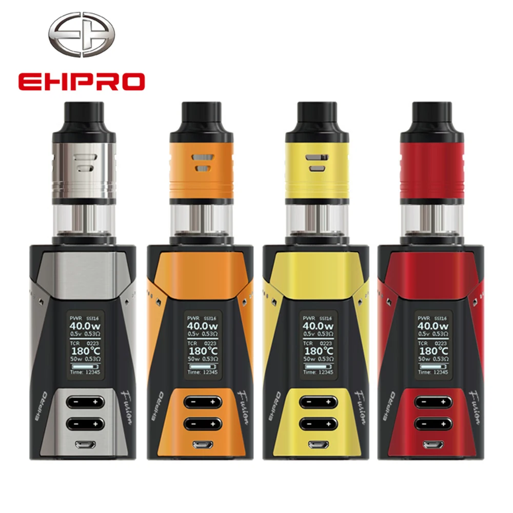 Оригинальный Ehpro Fusion 2 в 1 комплект 150 Вт TC мод коробка 4 мл двойной камеры
