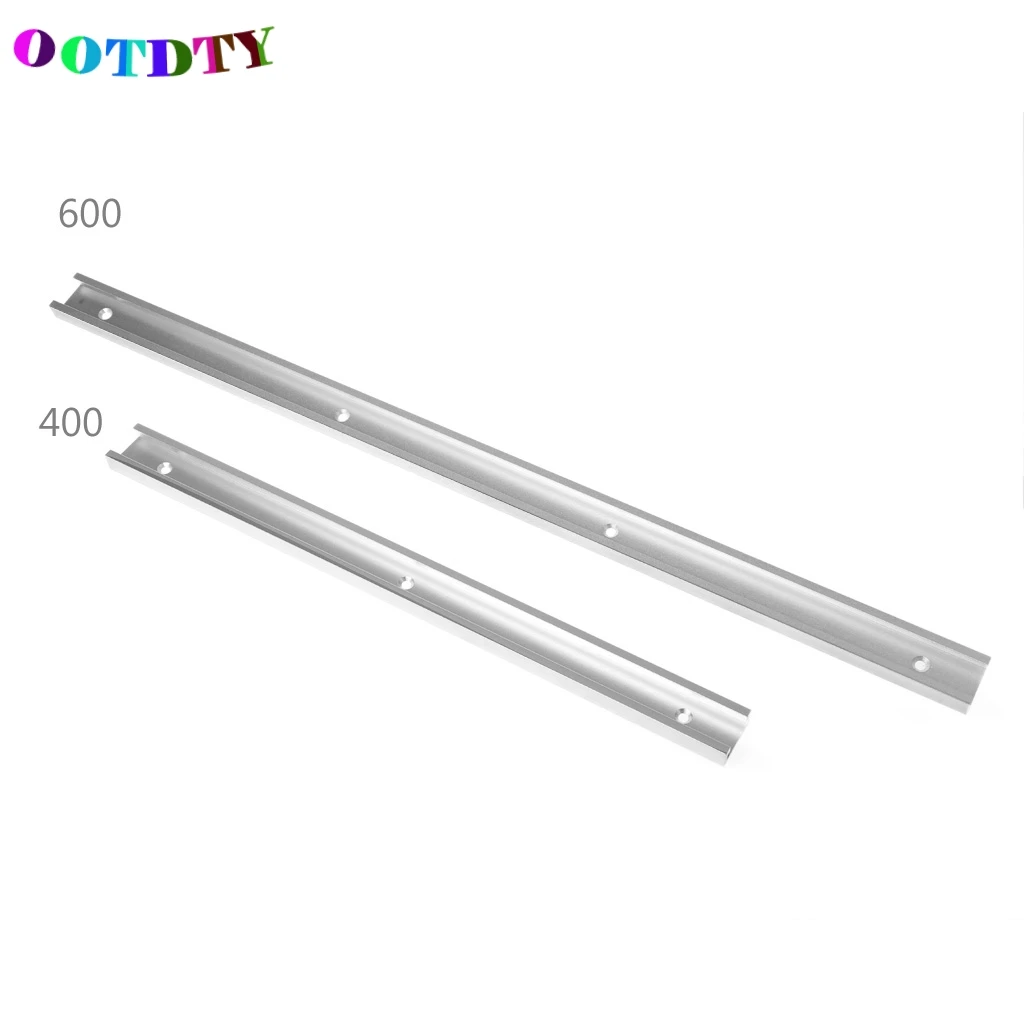 OOTDTY 400/600 мм Т образная алюминиевая направляющая для торцевых фрез|fixtures| |