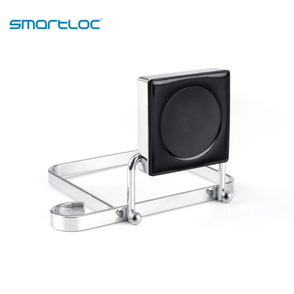 smartloc Wall Mounted Hair dryer Holder Bathroom Organizer Bedroom drier Blower Rack Shelf Container Strong Suction Home | Обустройство