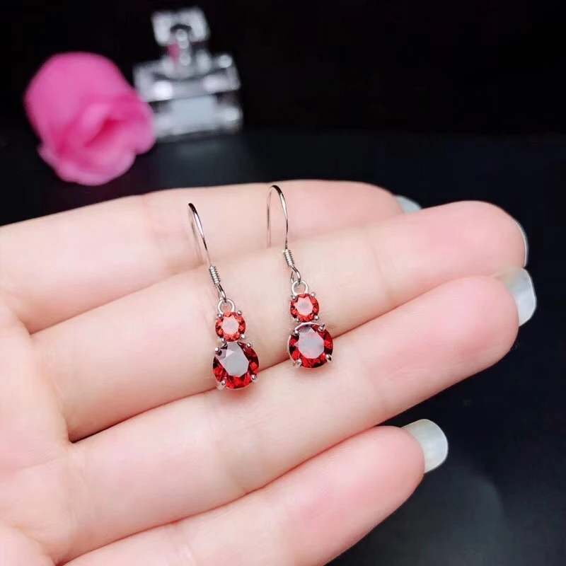 Серьги и серьги KJJEAXCMY с поддержкой обнаружения из серебра 925 пробы