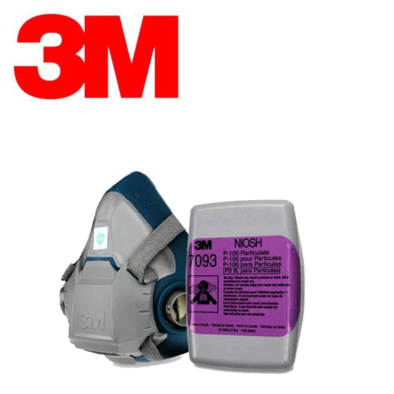 3M 6502+ 7093 P100(стекловолокно/Промышленная пыль) Анти-Искра корпуса, анти-брызг жидкости, длительный срок службы