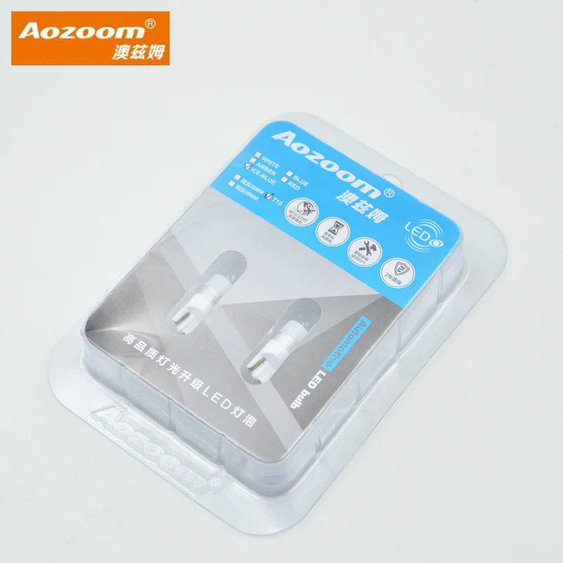 Aozoom 1 комплект T10 светодиодный лампочка W5w DRL для автомобиля 3030 SMD 194 168 COB габаритный