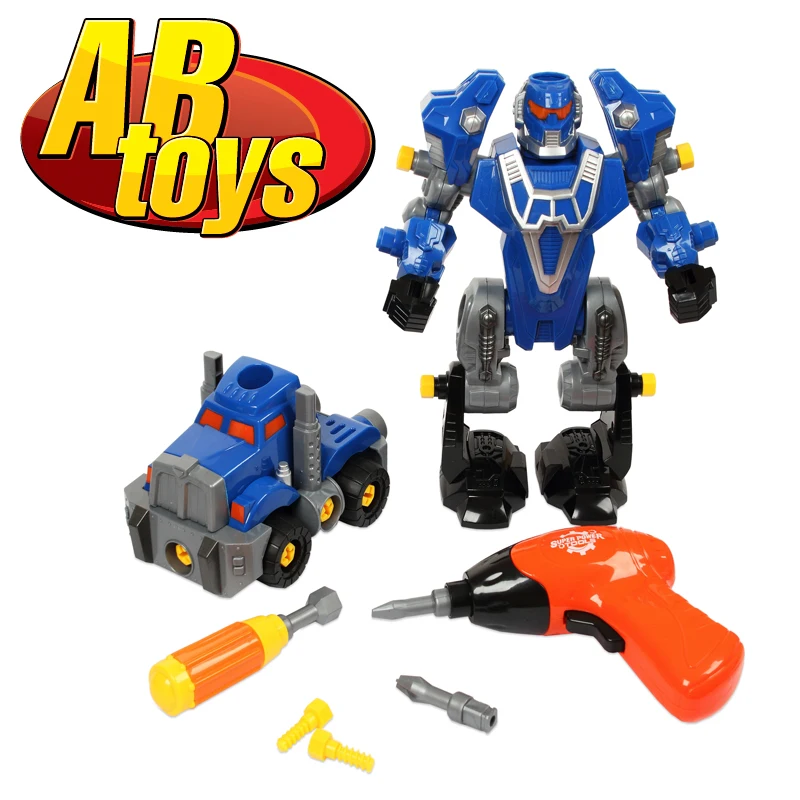 Робот трансформер ABToys 3 в 1. наборе с инструментами | Игрушки и хобби