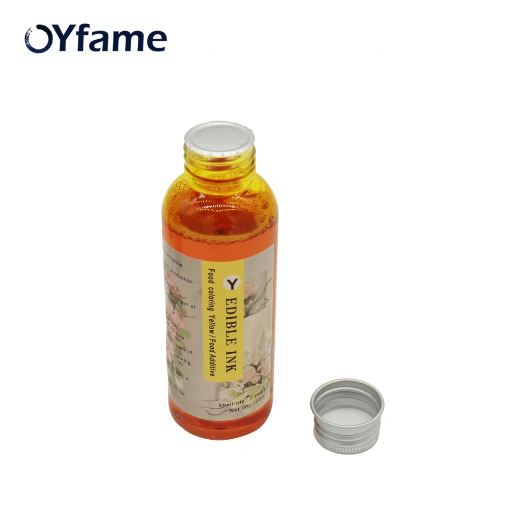 Съедобные чернила OYfame 3 комплекта 4*100 мл универсальные пищевые для кофе торта