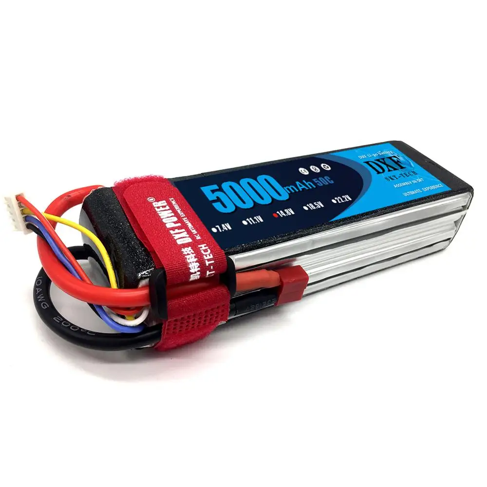 DXF 4S 14 8 v 5000mAh 50C Lipo батарея для RC самолета вертолета автомобиля/грузовика лодки |