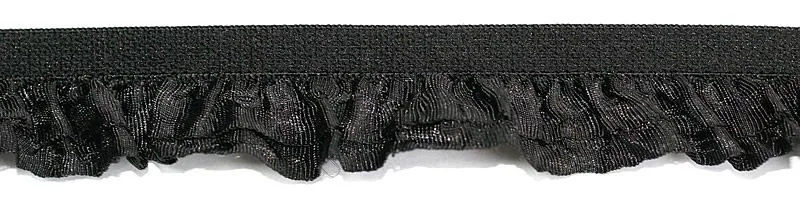 399 black 20mm 18,19, 20,21, 22 мм белые черные эластичные лямки ленты, 144 ярдов/рулон, аксессуары для бюстгальтера, женское белье дизайн нижнего белья - Цвет: 399 black 20mm