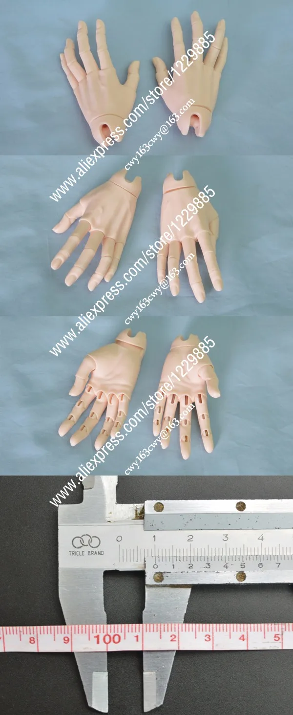 HeHeBJD 1/3 кукла шарнирные руки для 72 см(или 75 см) куклы