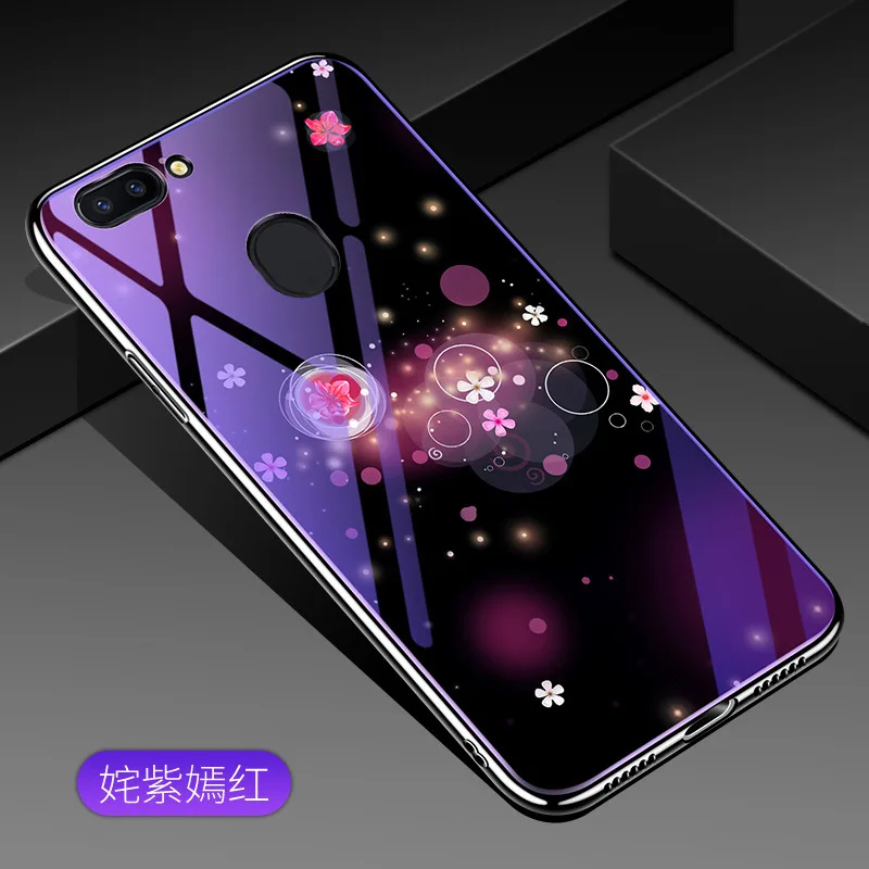 Синий светильник закаленное Стекло чехол для Xiaomi mi 8 Lite чехол Цветной Роскошная упаковочная бумага для Гибридный чехол-накладка mi Honor 8 Lite