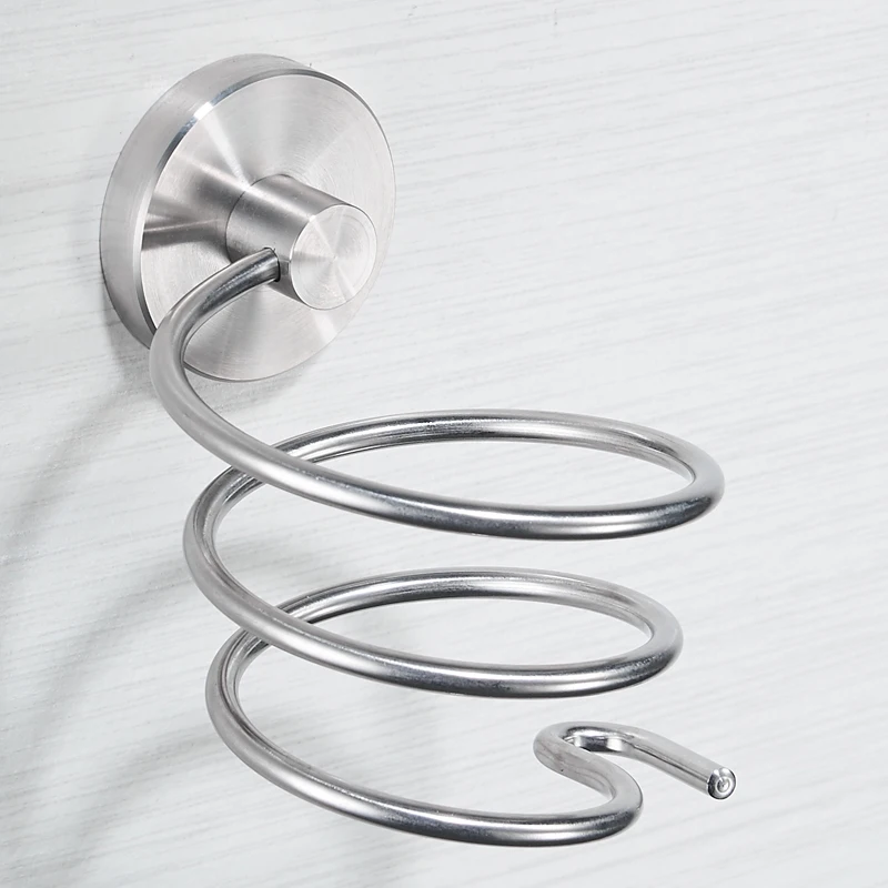 Держатель для фена из нержавеющей стали аксессуары ванной комнаты органайзер