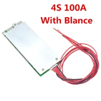 4s 100a 12v protection board with balanced bms lithium iiron phosphate 3 2v ups inverter energy storage