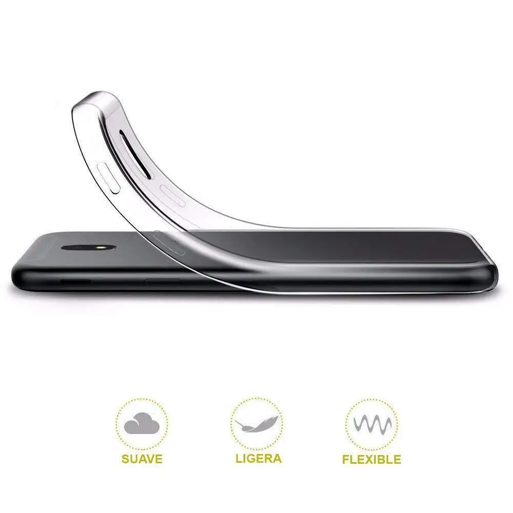 Pack Funda transparente+ Protector Cristal vidrio templado completo Full Glue Compatible con XM MI 8 LITE Envio desde Sevilla | Мобильные