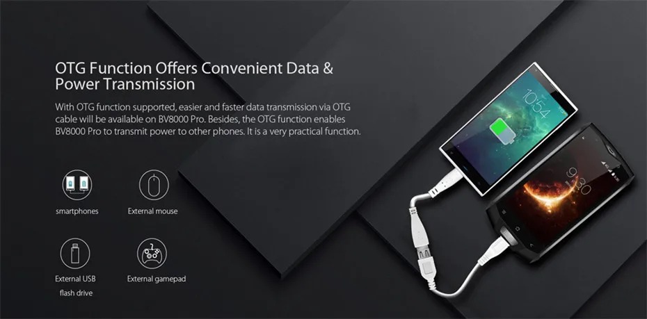 Смартфон Blackview BV8000 Pro, 4G, Android 7,0, четыре ядра, 6 ГБ+ 64 ГБ, отпечаток пальца, 5 дюймов, FHD, IP68, водонепроницаемый мобильный телефон, 16,0 Мп, NFC