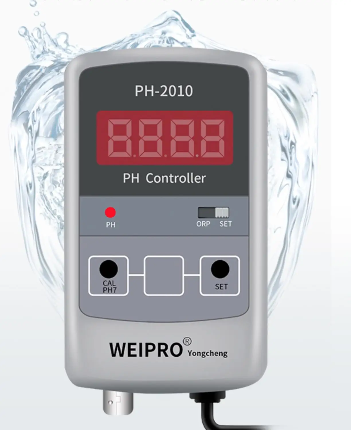 Weipro PH 2010A ph-метр и контроллер стоимости свежей соли ph онлайн монитор, хорошее качество надежный