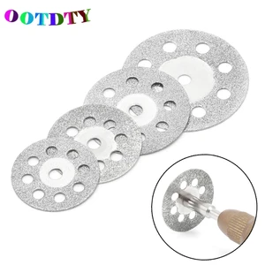 OOTDTY 5 шт.компл. 20 мм22 мм2530 Dremel аксессуары Алмазный шлифовальный круг пила для круговой резки диск комплект принадлежностей для вращающихся инструментов Dremel алмазные диски