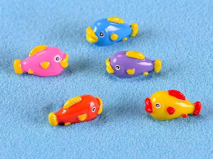 5 шт. золотые рыбки украшения для миниатюрных садов микро пейзажные игрушки