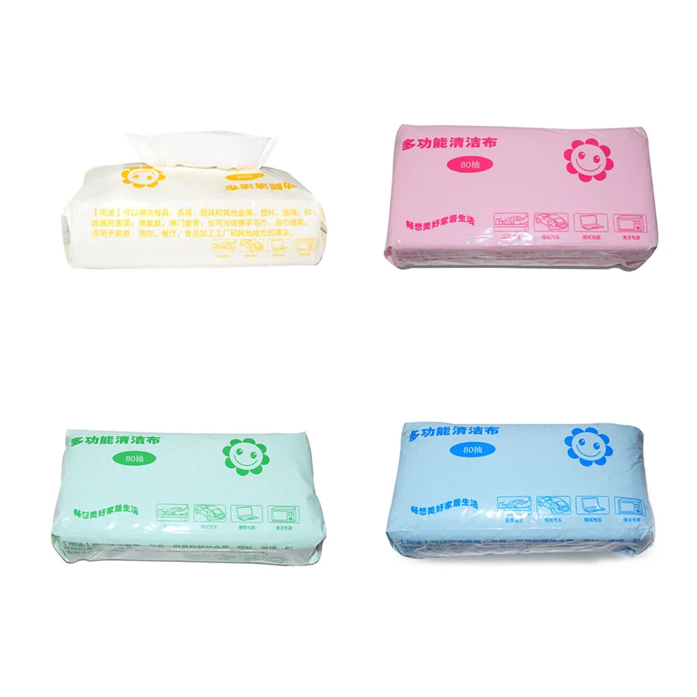 Кухонная салфетка для мытья посуды одноразовые нетканые ткани съемные салфетки