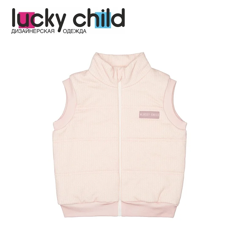 Жилет Lucky Child на подкладе с утеплителем арт 62 33f (Зимние каникулы) [сделано в России