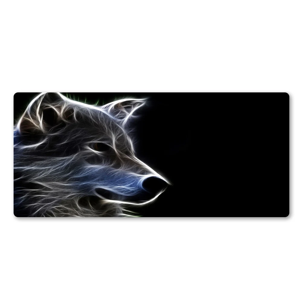 3D лазерный коврик для мыши с волком Advanced Rubber Professional Game Accessories Professional компьютерная клавиатура Коврик для мыши Рождественский подарок