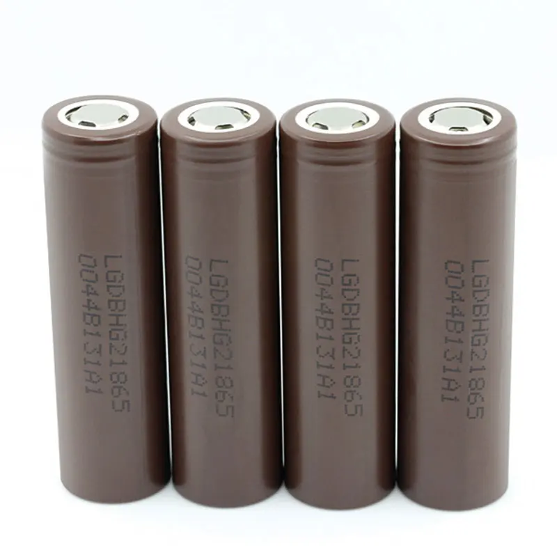 GTF 4 шт. 18650 HG2 3000 мА/ч Перезаряжаемые Li Ion Батарея для фонарь power bank с чехлом 20A