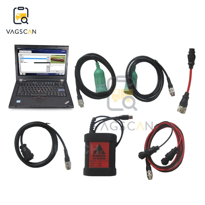 Для AGCO FENDT диагностический комплект (CANUSB) EDT + T420 ноутбук электронное средство