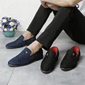 Men Casual Shoes Fashion Men Shoes Leather Men Loafers Moccasins Slip On Mens Flats Loafers Male Shoes