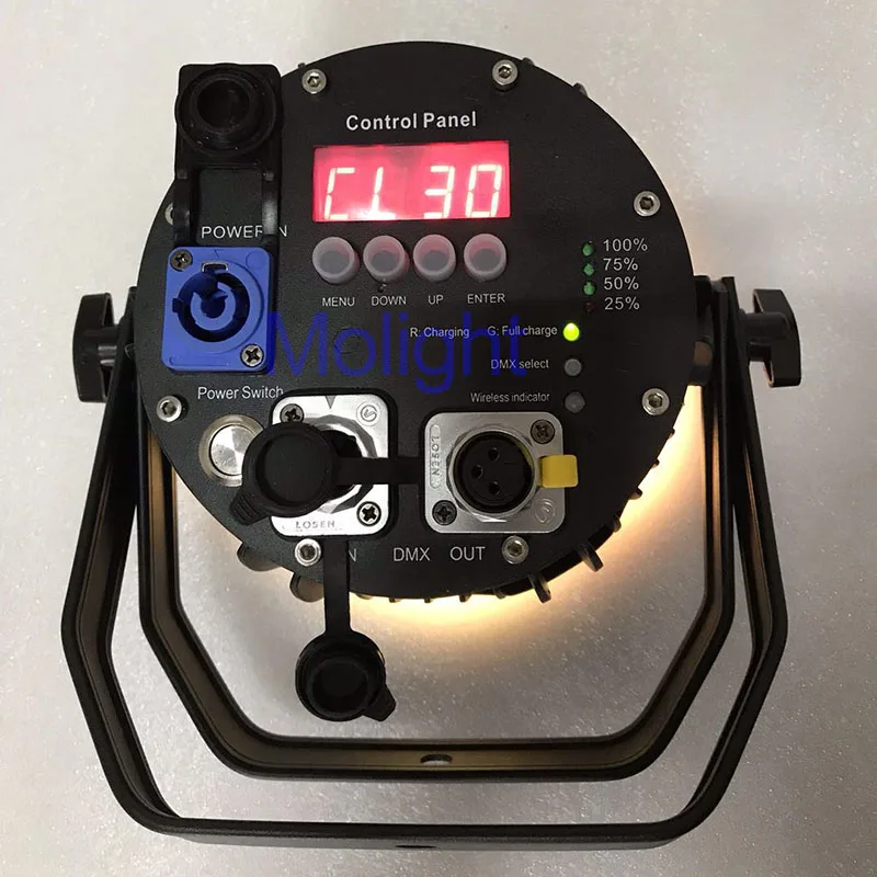 Беспроводной dmx uplight 6*18 Вт RGBWA UV Par Can с питанием от батареи светодиодный DJ Uplights IP54