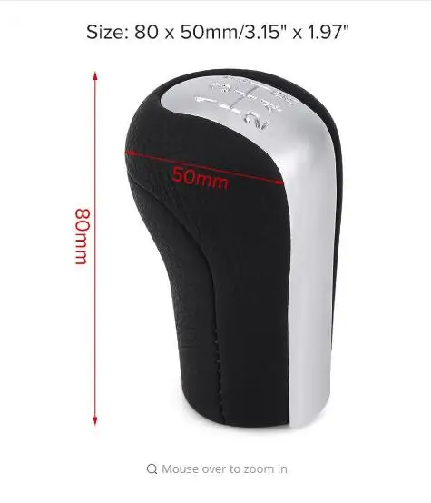 5 Скорость автомобиля Шестерни рычаг переключения передач Ручка двери для