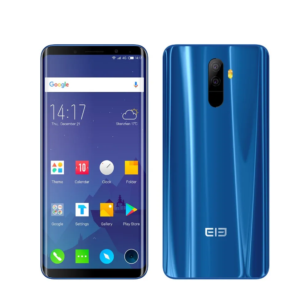 Elephone U 5 99 &quot18:9 Экран 6 ГБ Оперативная память 128G ROM смартфон MT6763 Восьмиядерный 13MP