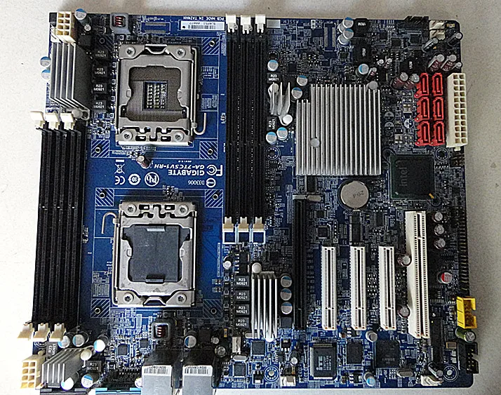 LGA1366 для Gigabyte GA 7TCSV1 RH оригинальная настольная материнская плата DDR3 поддержка